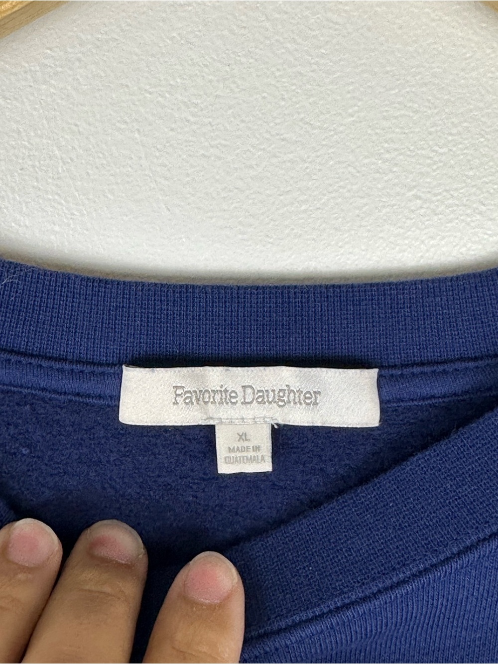 Favorite Daughter Collegiate Graphic Crew Neck Pullover Women’s Sz XL - Picture 3 of 6